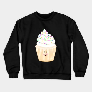 Happy Vanilla Cupcake (plain) Crewneck Sweatshirt